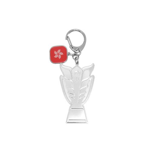 صورة 2D Trophy Keychain with Country Flag-Hongkong