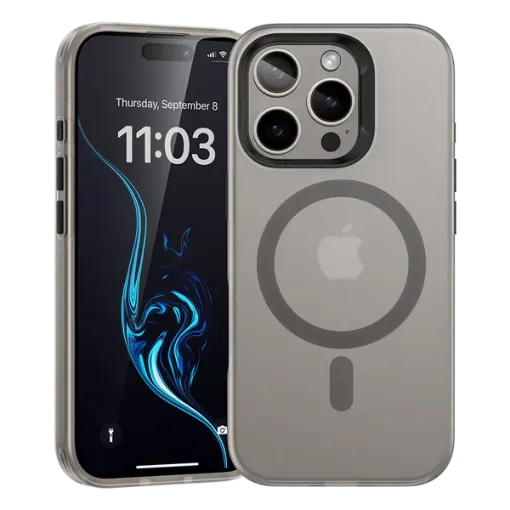 صورة Benks Magnetic Lucid Armor Protective Case iP16 Pro Max titanium