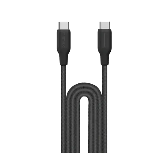 صورة MOMAX 1-LINK FLOW 100W USB-C TO USB-C CABLE 3M (Color: BLACK)