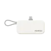 صورة MOMAX 1-POWER MINI 5000mAh 3IN1 POWER BANK WITH USB-C PLUG (White)