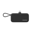 صورة MOMAX 1-POWER MINI 5000mAh 3IN1 POWER BANK WITH USB-C PLUG (black)