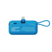 صورة MOMAX 1-POWER MINI 5000mAh 3IN1 POWER BANK WITH USB-C PLUG (Blue)