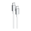 صورة MOMAX ELITE 60W USB-C TO USB-C CABLE 0.5M (White)