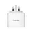 صورة MOMAX ONEPLUG 3-OUTLET CUBE EXTENSION SOCKET WIT USB-WHITE(US8UKW)