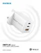 صورة MOMAX ONEPLUG 67W 3 PORT GAN WALL CHARGER (White)