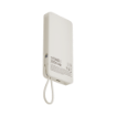 صورة MOMAX 1-POWER X 20000mAh POWER BANK WITH BUILT-IN USB-C CABLE (White)