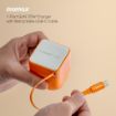 صورة MOMAX 1-CHARGE 35W GaN 1-Port Charger with Built-in USB-C Cable (Orange)