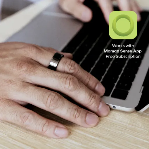 صورة MOMAX 1-SENSE SMART RING SIZE 7 - GREY