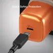 صورة شاحن Momax 1-Charge 45W 1-Port GaN (برتقالي)